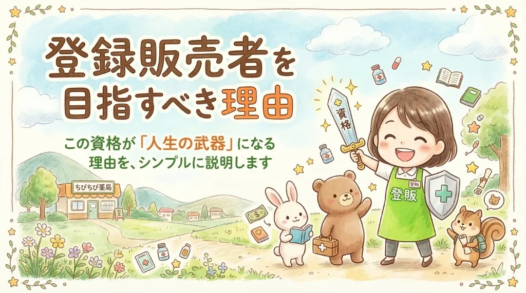 登録販売者を目指すべき６つの理由