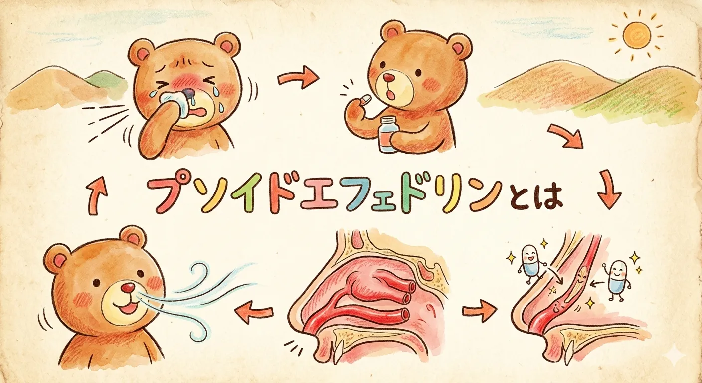 プソイドエフェドリンとは【登録販売者試験対策】高血圧禁忌・濫用リスクと販売規制を薬剤師が解説