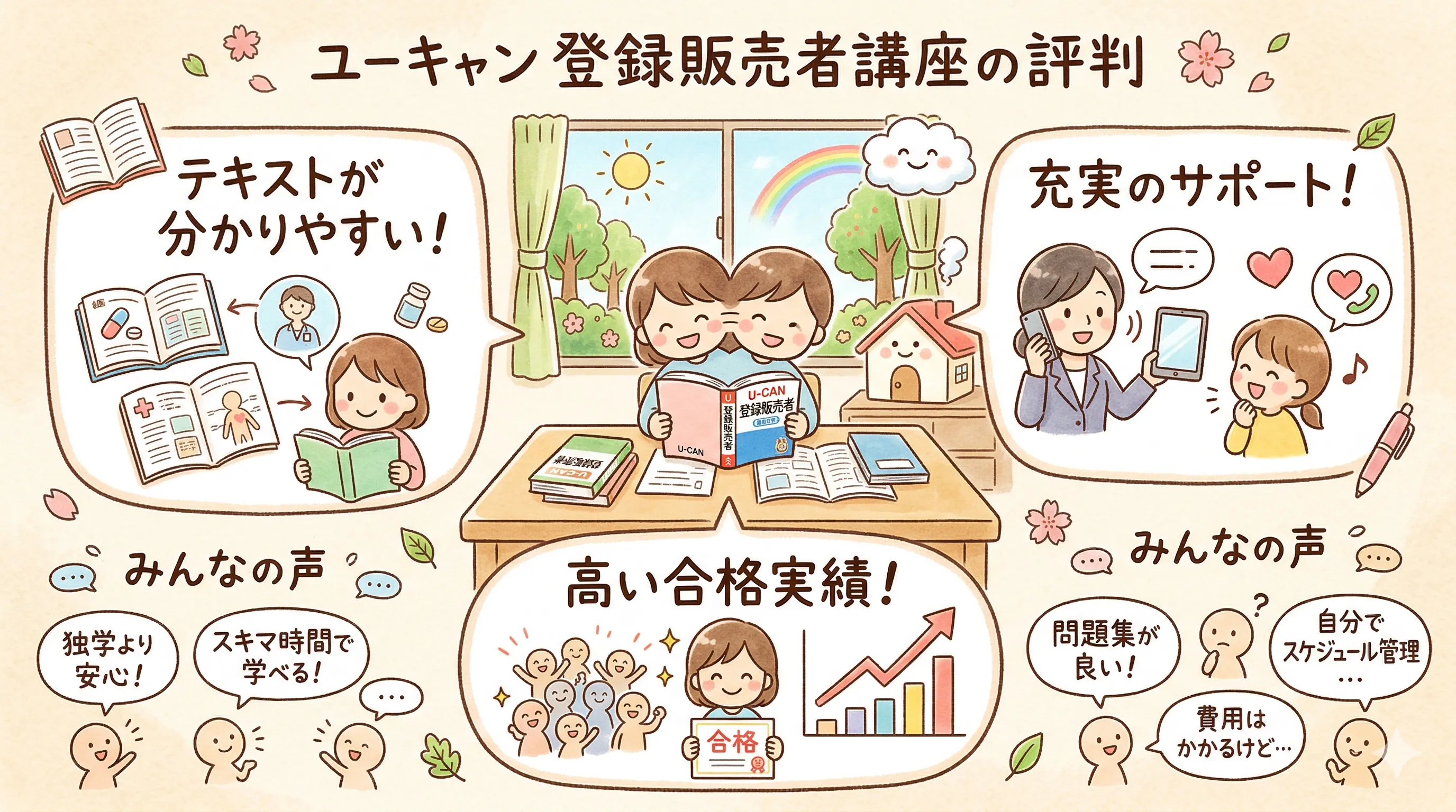 ユーキャンの登録販売者講座の評判は？独学との違いや受講前に知りたいことをまとめた