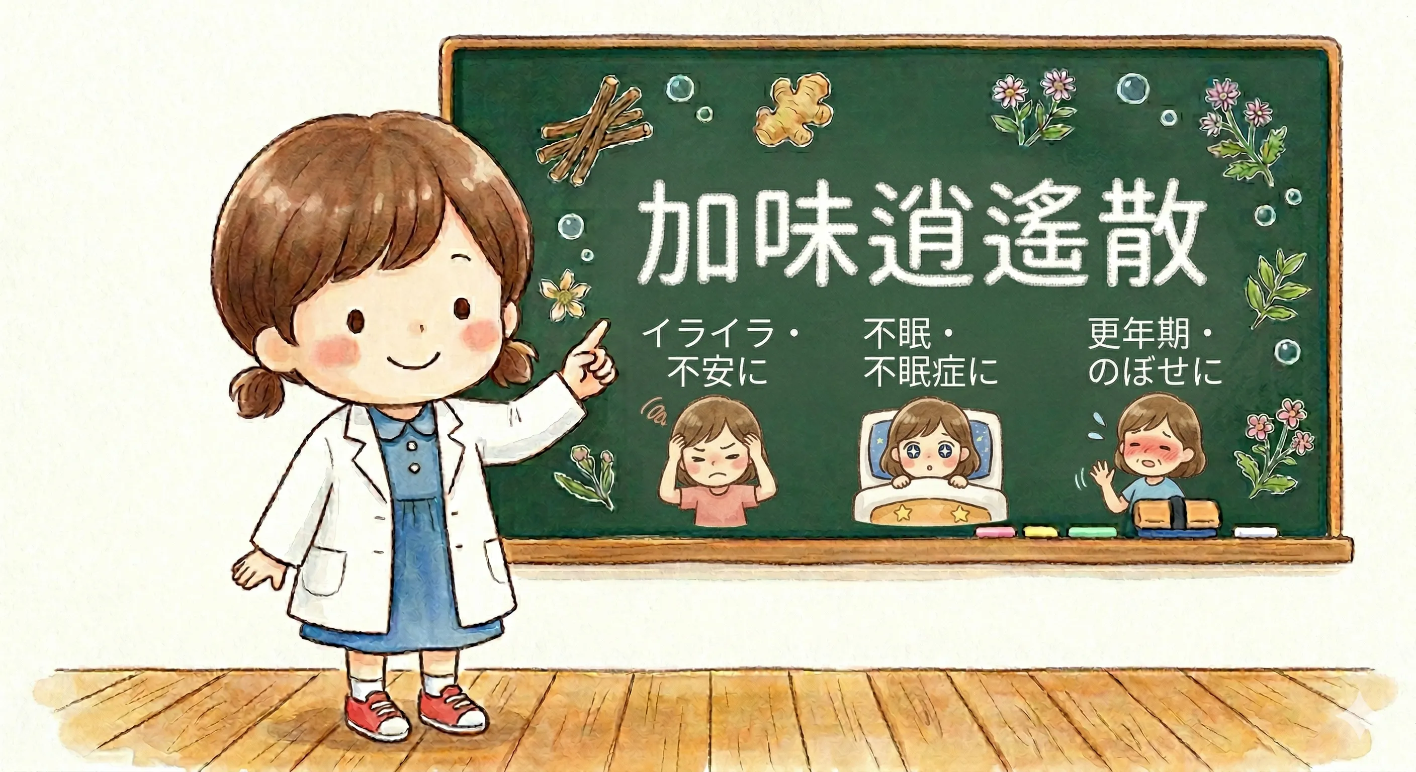 加味逍遙散（かみしょうようさん）とは？更年期・PMS・イライラに効く漢方を薬剤師が解説