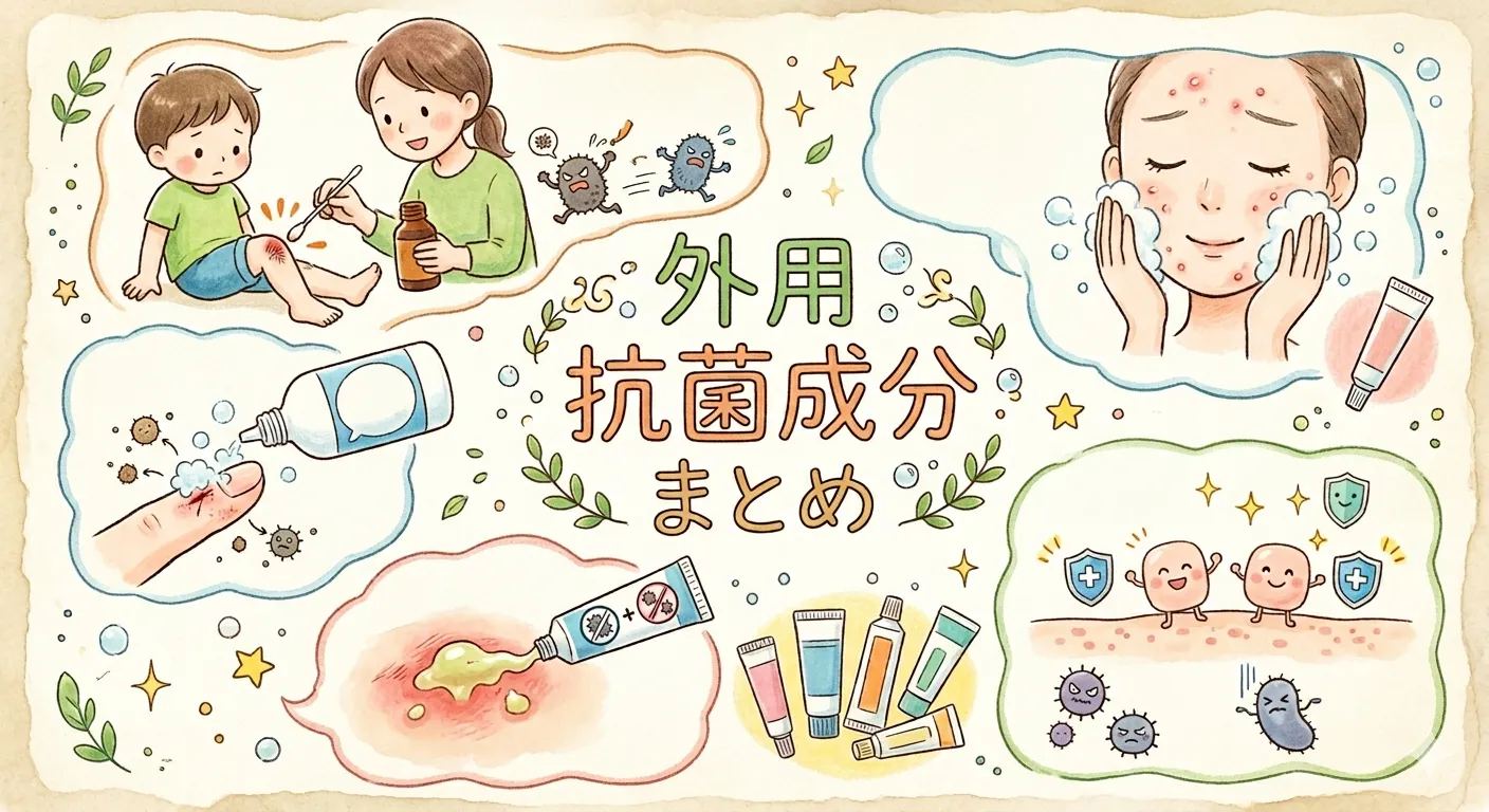 外用抗菌成分まとめ【登録販売者試験対策】テトラサイクリン・クロラムフェニコールの使い方と注意点を薬剤師が解説