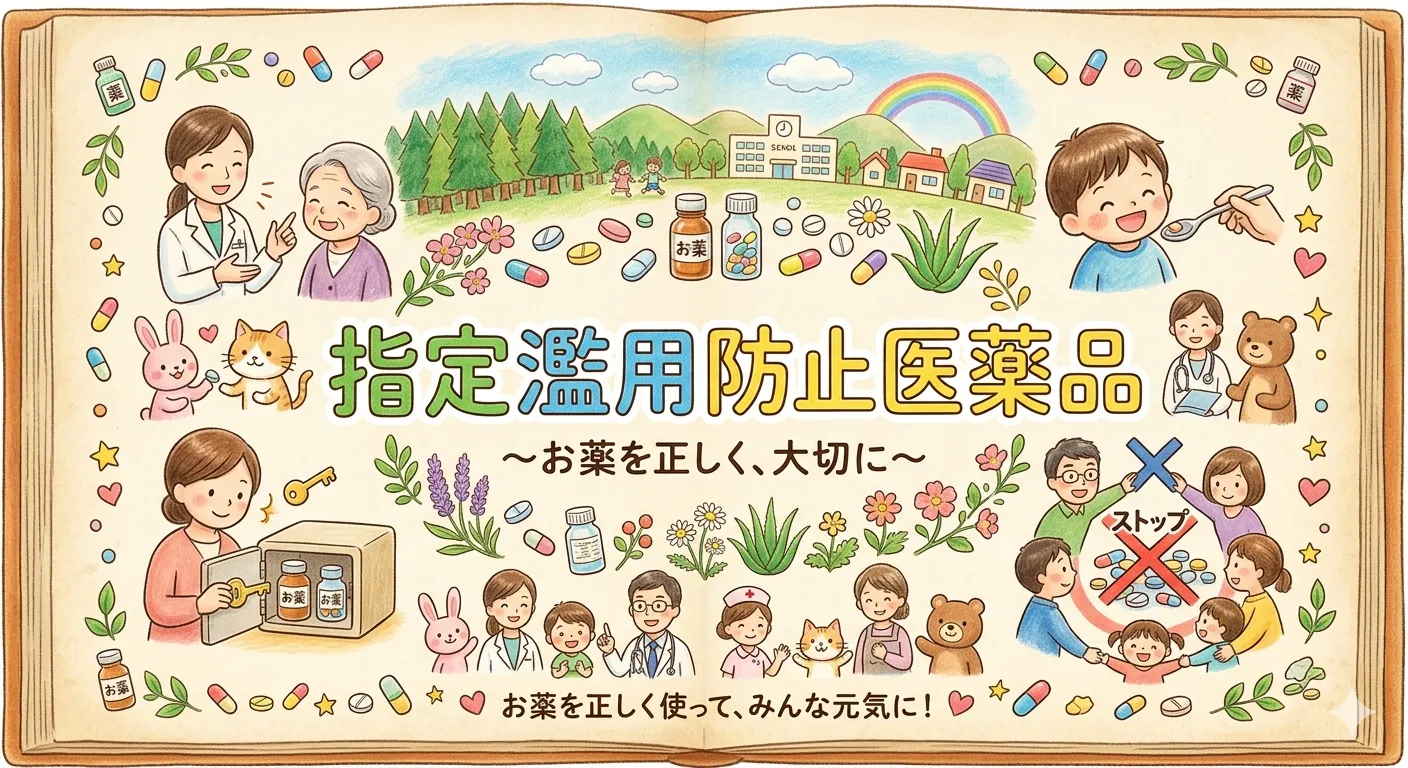 【令和8年改訂】指定濫用防止医薬品とは？対象成分・販売数量を薬剤師が解説｜登録販売者試験対策