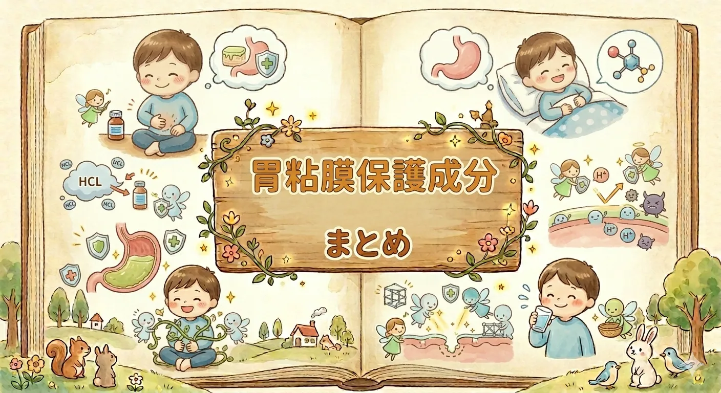 胃粘膜保護成分まとめ【登録販売者試験対策】スクラルファート・アルジオキサの作用と注意点を薬剤師が解説