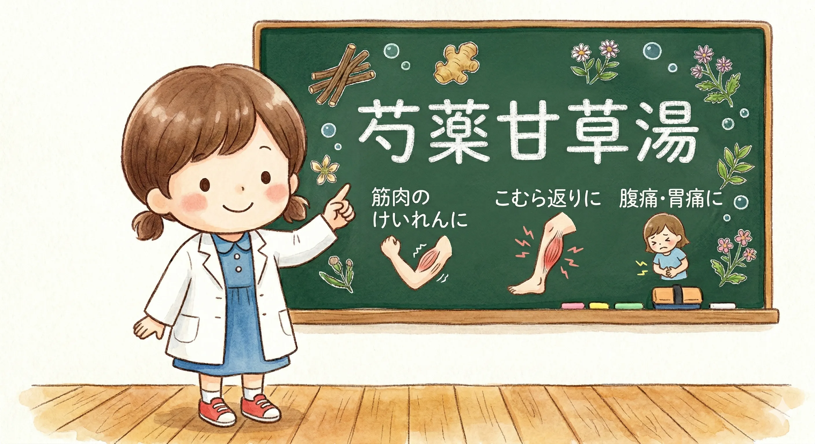 芍薬甘草湯（しゃくやくかんぞうとう）とは？夜中に足がつったときの「即効漢方」を薬剤師が解説